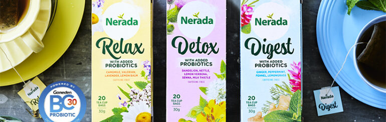 Have Your Tried Nerada Tea’s New Herbal Infusions with Probiotics?